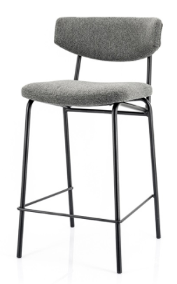 Bar chair Crockett - dark grey